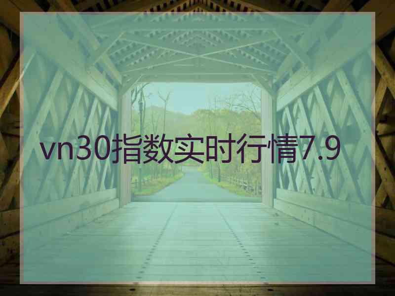 vn30指数实时行情7.9