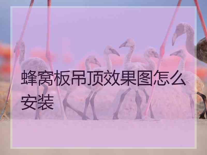 蜂窝板吊顶效果图怎么安装