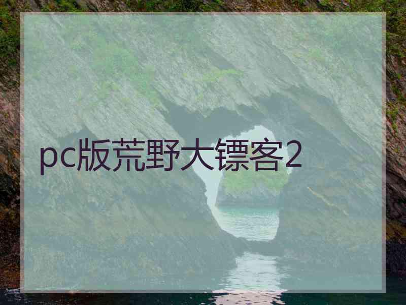 pc版荒野大镖客2