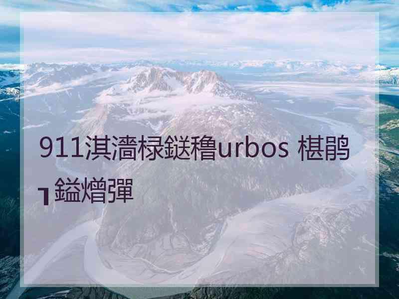 911淇濇椂鎹穞urbos 椹鹃┒鎰熷彈