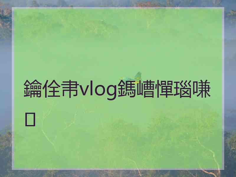 鑰佺帇vlog鎷嶆憚瑙嗛