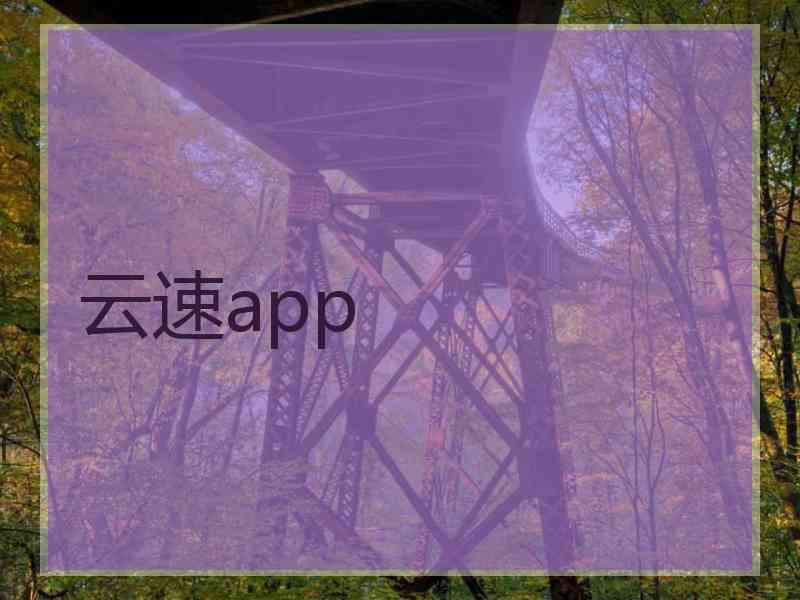 云速app