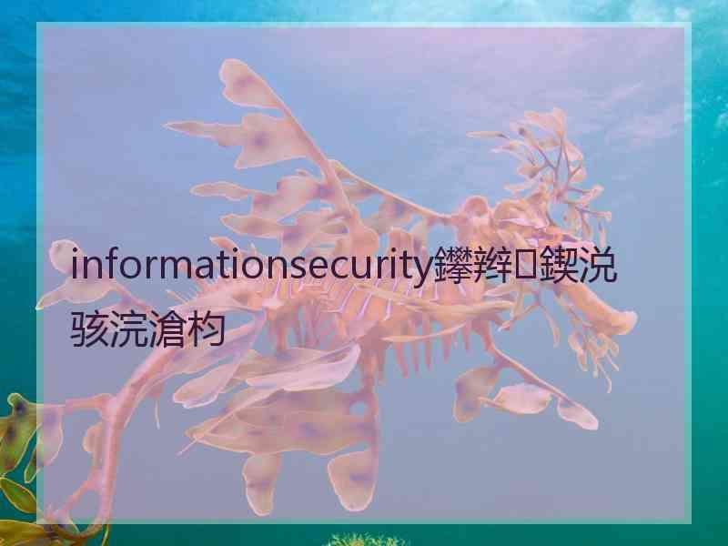 informationsecurity鑻辫鍥涚骇浣滄枃