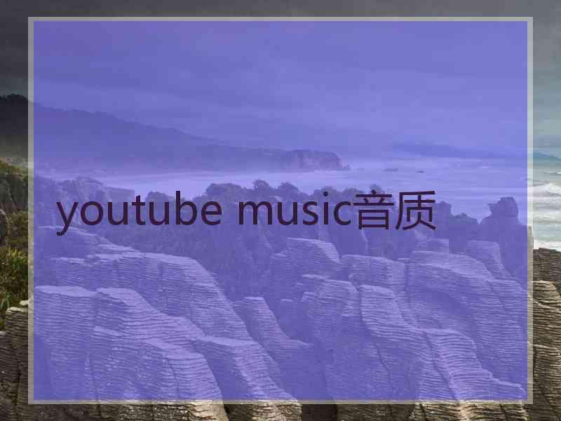 youtube music音质